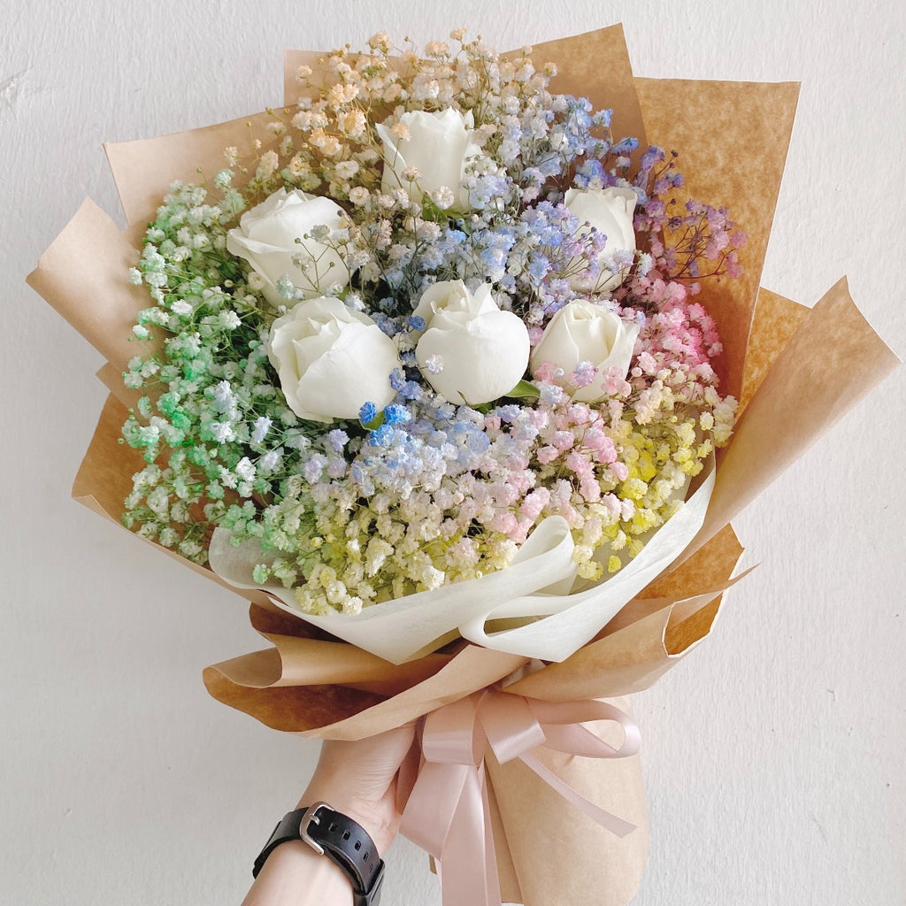 Celestial Fantasy (6 White Roses)
