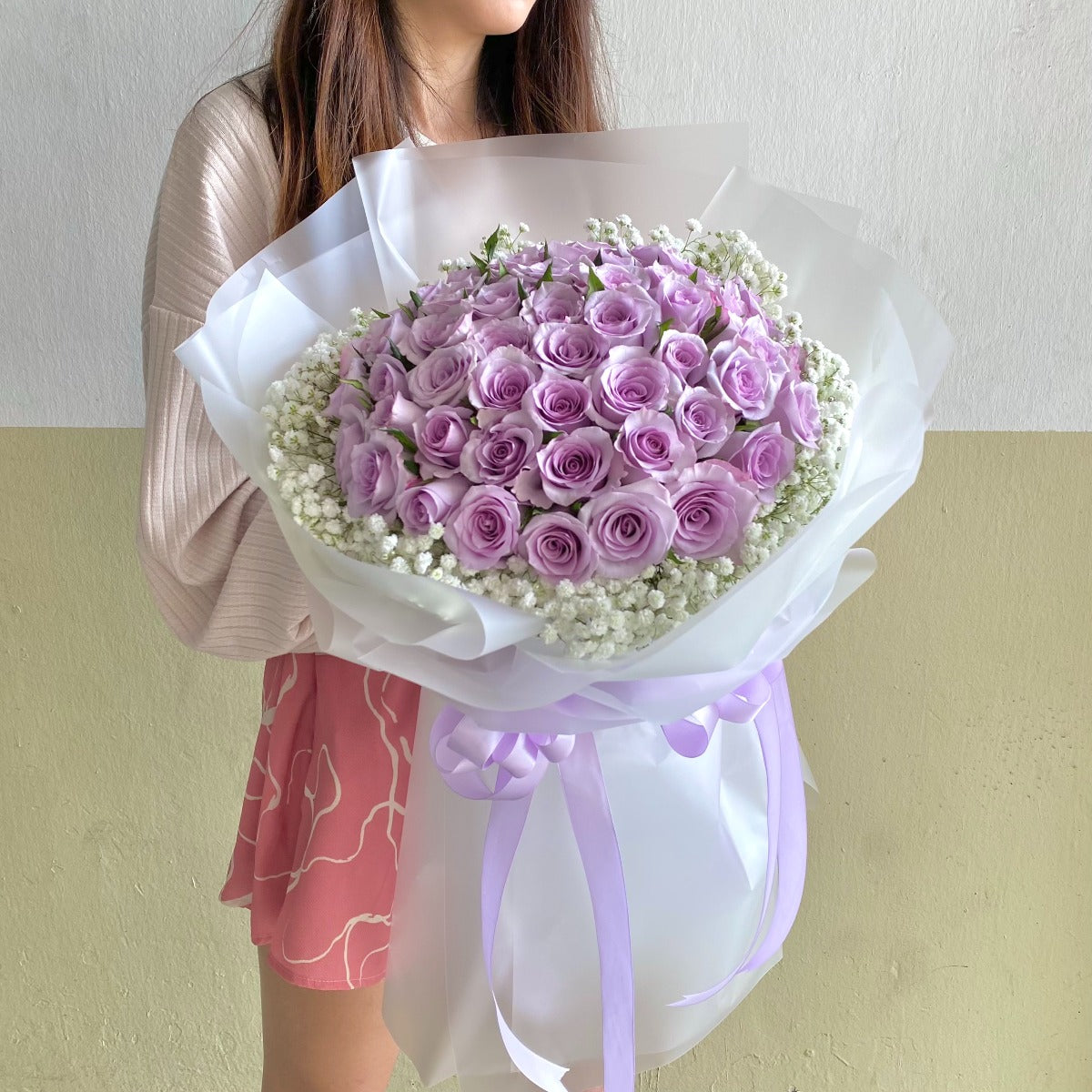 Mystic Purple (50 Purple Roses)