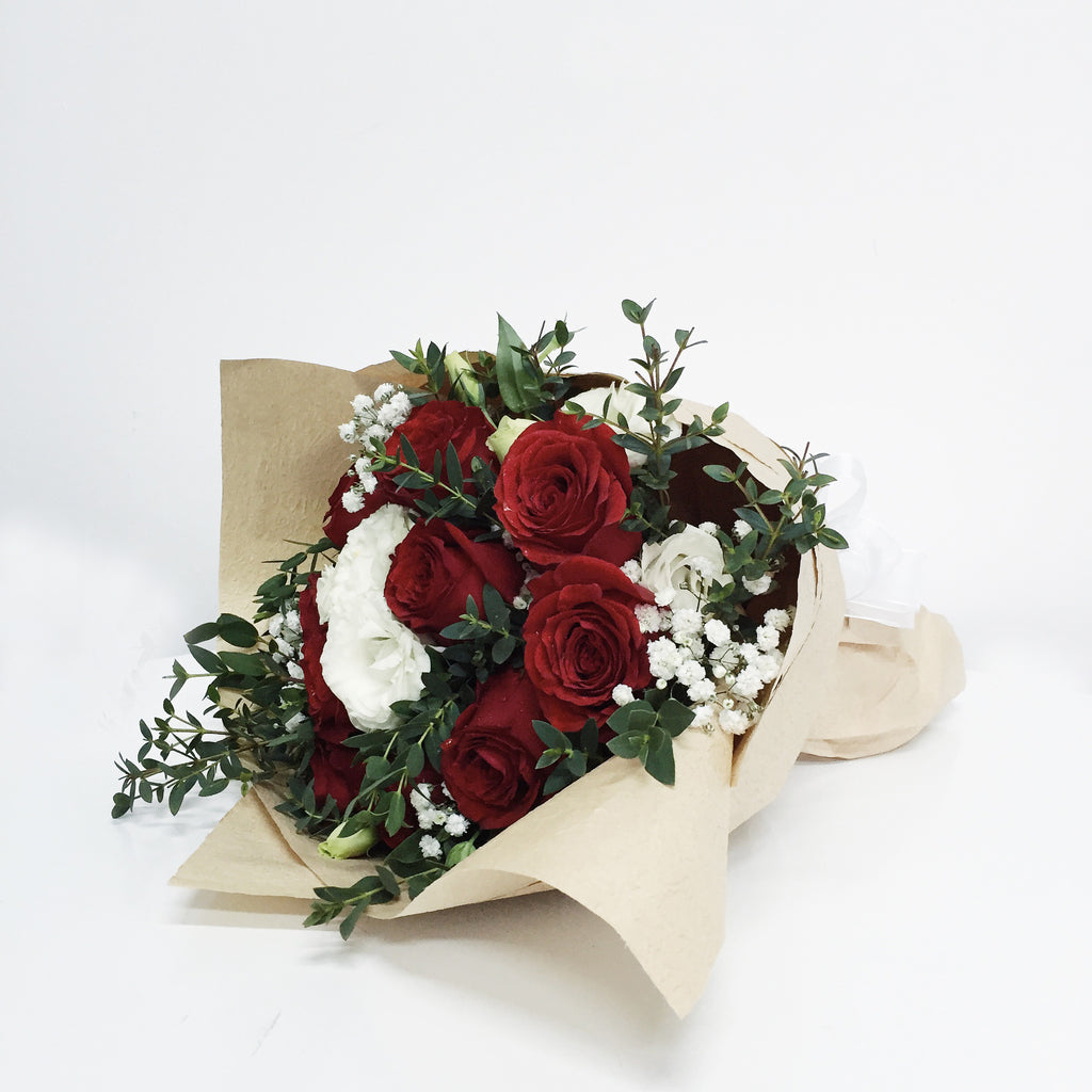 Crimson Reverie (10 Red Roses)