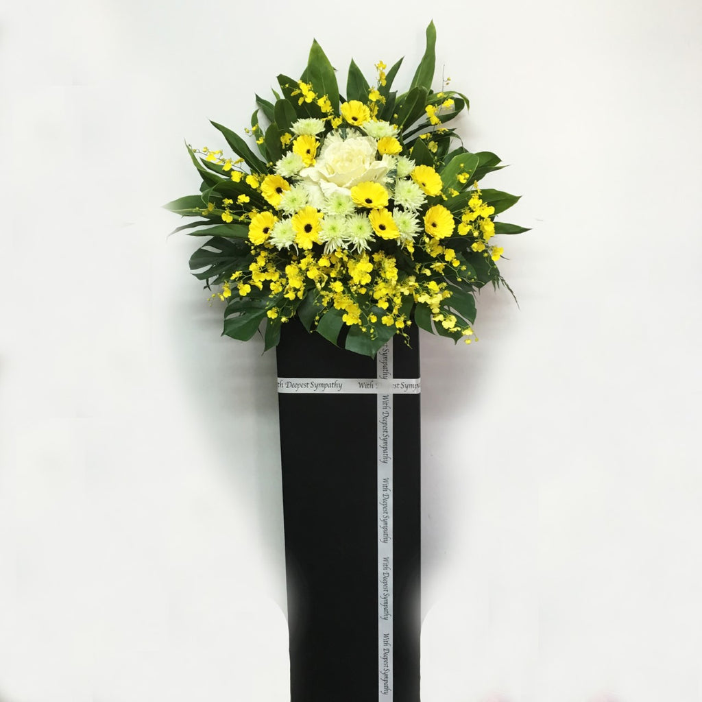 Condolence Stand - Ivory Solace