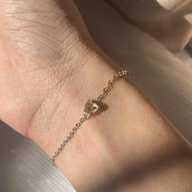 Sweetheart Bracelet - Citrine