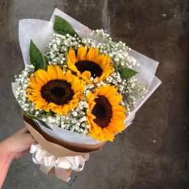 Graduation - Celestial Sunshine (3 sunflowers)