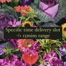 Specific time delivery +/- 15min