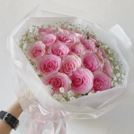 Princess Roselle (15 Pink Roses)