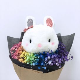 Celestial Fields (Rainbow with Bunny)