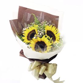 Cheerful Vibes (3 Sunflowers)