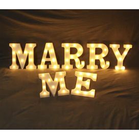 MARRY ME lighted blocks (batteries included)