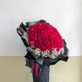 99 Roses - Blooming Love (Red in Lil' Black Dress)