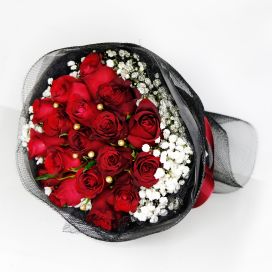 Crimson Ballerina (18 Red Roses)