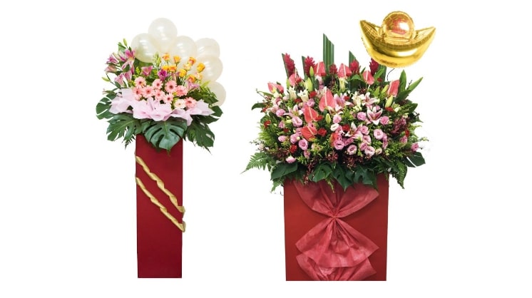 congratulatory flower stand
